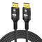 Cable DisplayPort 1.4 16K Macho a Macho con Funda Tejida