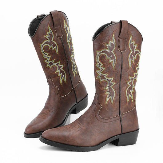 Bota Retro Alta con Bordado para Hombre - Image 18