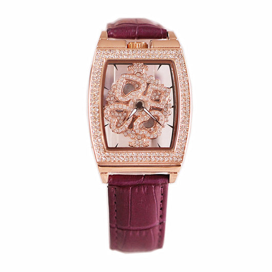 Reloj Elegante para Mujer Resistente al Agua con Diamantes y Flores - Image 44