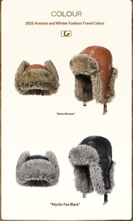 Gorro Ciclista Retro con Forro Polar y Protección Térmica para Oídos - Image 9