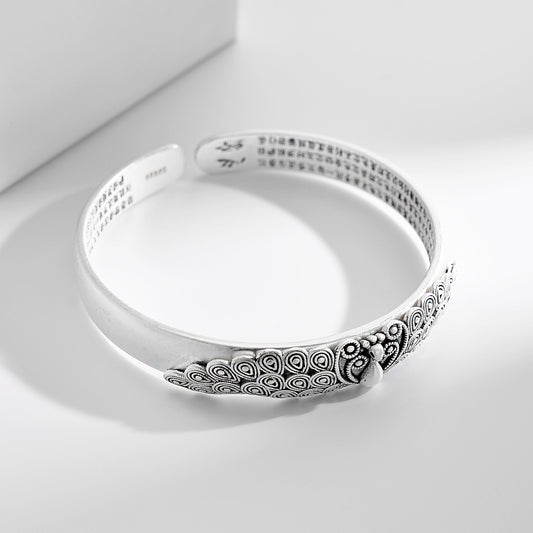 Pulsera de Plata Enchapada en Cobre Antiguo