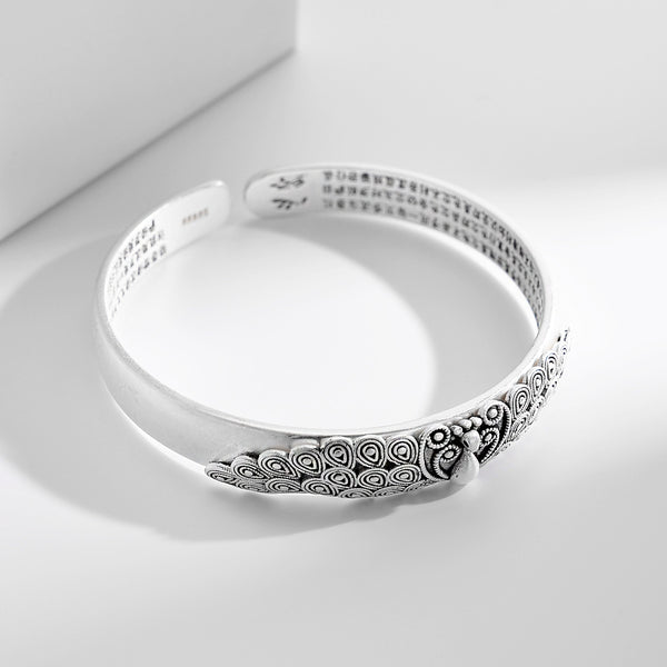 Pulsera de Plata Enchapada en Cobre Antiguo