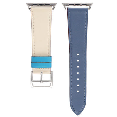 Correa de Reloj de Cuero Bicolor Elegante y Versátil - Image 8