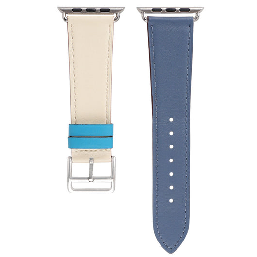 Correa de Reloj de Cuero Bicolor Elegante y Versátil - Image 8