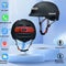 Casco Inteligente con Luces LED, Control de Voz y Conectividad Bluetooth