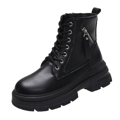 Botas Martin de Cuero con Plataforma para Mujer - Image 7
