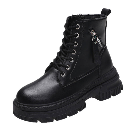 Botas Martin de Cuero con Plataforma para Mujer - Image 7