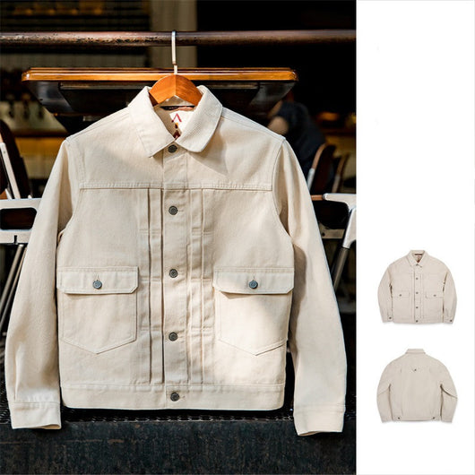 Chaqueta Denim Slim Fit con Personalidad para Hombre - Image 9