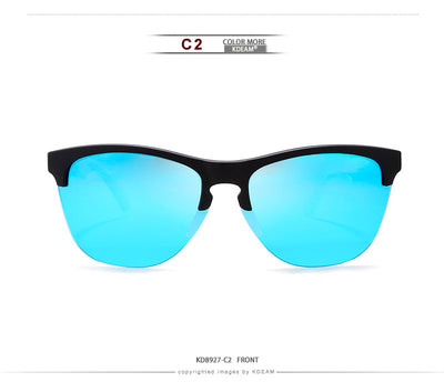 Gafas de Sol Polarizadas Media Montura TR90 para Hombre Estilo Europeo - Image 11