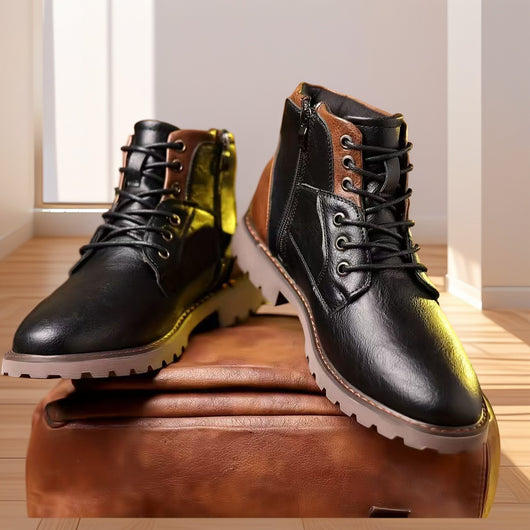 Botas Martin Casual de Hombre Talla Grande con Cierre - Image 13