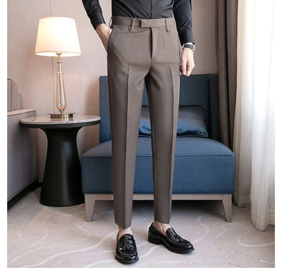 Pantalones de Vestir Clásicos Británicos para Hombre - Image 12
