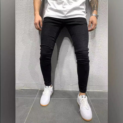 Pantalones Vaqueros Slim Fit con Elasticidad para Hombre - Image 3