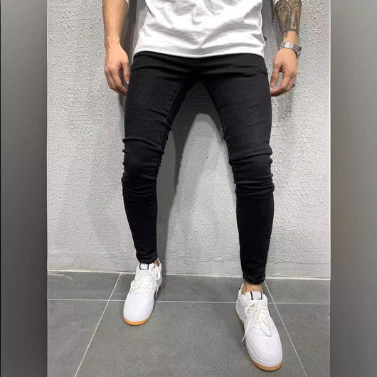 Pantalones Vaqueros Slim Fit con Elasticidad para Hombre - Image 3