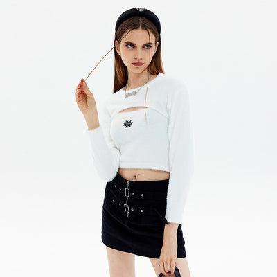 Conjunto de Dos Piezas: Blusa Manga Larga con Tirantes Ajustables - Image 8