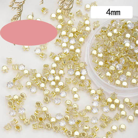 Joya para Uñas con Zirconia Gota Cuadrada - Image 15