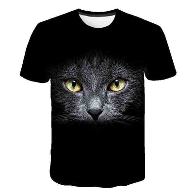 Playera de Verano para Niños Estampado Gatito Coreano - Image 50