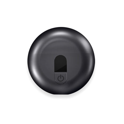 Silver mini electric shaver with a double-headed rotary design and a black power button on top. - Image 8