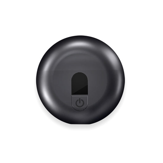 Silver mini electric shaver with a double-headed rotary design and a black power button on top. - Image 8
