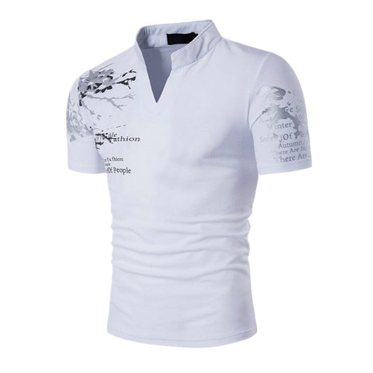 Playera Casual para Hombre con Estampado de Letras - Image 8