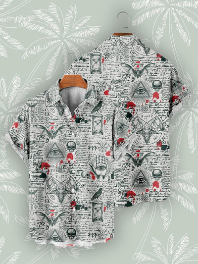 Camisa Vintage Playa Hombre Estampado Digital 3D - Image 4