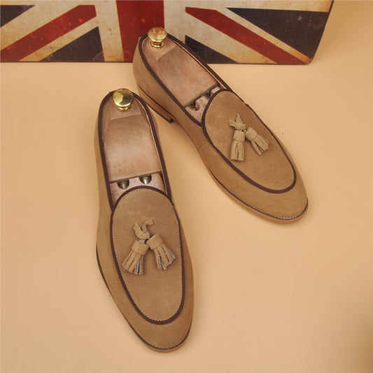 Mocasines Hombre Respirable Punta Afilada Estilo Británico Clásico - Image 2
