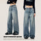 Jeans Americanos Holgados Azul Lavado