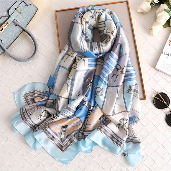 Foulard de Seda con Protección Solar y Abrigo