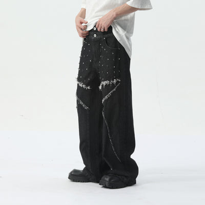 Jeans de Moda Masculina Tendencia Personalidad - Image 3