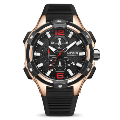 Reloj Deportivo Multifunción con Calendario Grande, Resistente al Agua y Correa de Silicona - Image 2