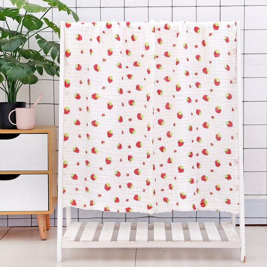 Toalla de Baño para Bebé con Acolchado Seersucker de Seis Capas - Image 41