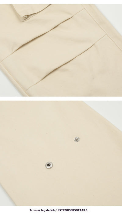 Overoles Americanos para Hombre con Bolsillos Amplios y Diseño Plisado - Image 15