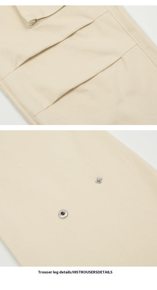 Overoles Americanos para Hombre con Bolsillos Amplios y Diseño Plisado - Image 15