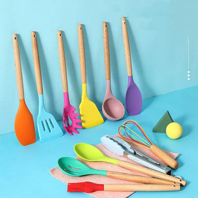 Set de Utensilios de Cocina en Silicona Resistente al Calor - Antiadherente y Duradero - Image 8