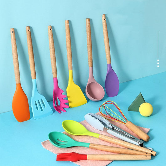 Set de Utensilios de Cocina en Silicona Resistente al Calor - Antiadherente y Duradero - Image 8