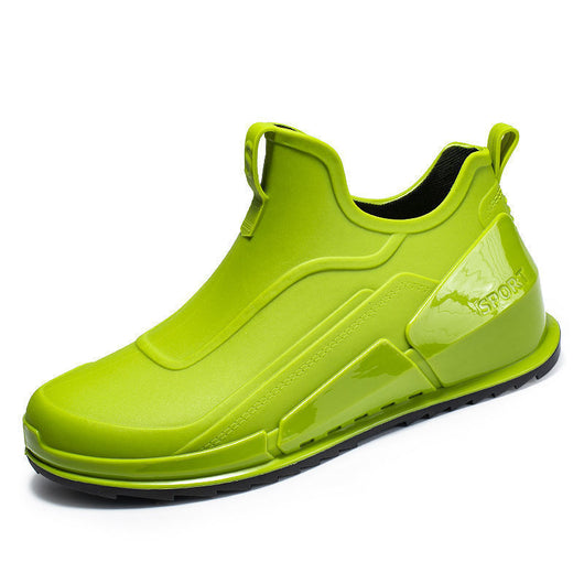Botas de Lluvia Hombre Cortas con Suela Gruesa - Diseño Moderno Antideslizante - Image 15