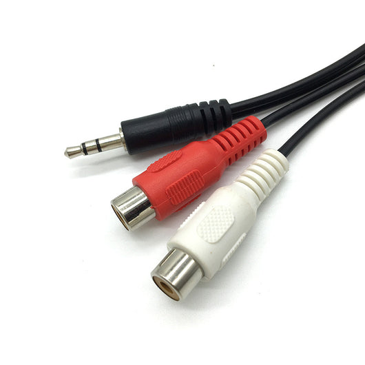 Cable Adaptador de Audio 3.5mm a 2 RCA Hembra - Image 10