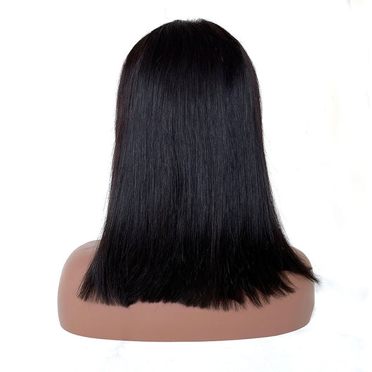 Peluca de Cabello Humano Real con Base de Seda - Image 5
