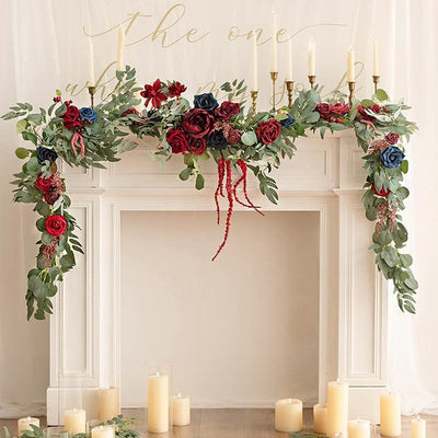 Guirnalda Decorativa de Eucalipto y Sauce Artificial para Bodas y Eventos - Image 11