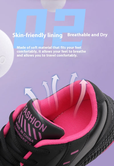Tenis Casuales para Mujer Punta Redonda Suela Plana Cómodos - Image 17