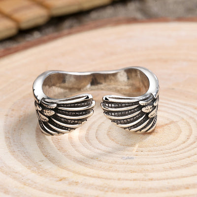 Anillo Alas de Ángel Guardián para Mujer con Plumas - Image 10