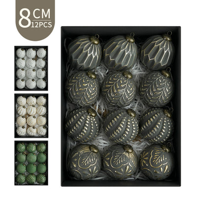 Bolas Navideñas Antiguas 8cm - Ornamentos Decorativos Clásicos - Image 4