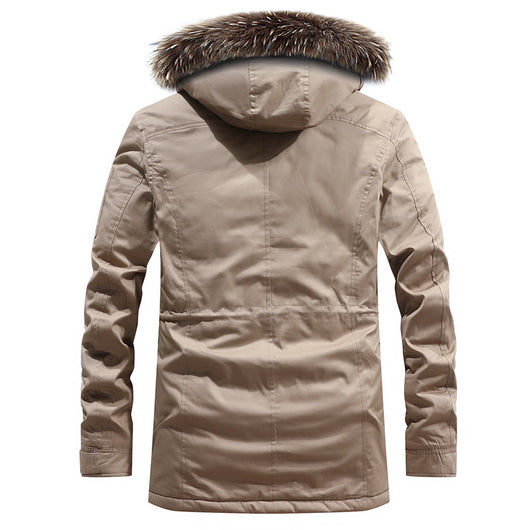 Chamarra de Invierno Estilo Coreano para Hombre con Pluma - Image 5