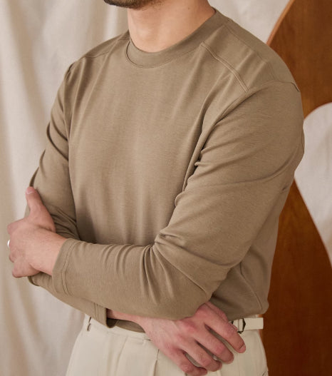 Camisa Base Slim Fit Elástica y Transpirable para Hombre