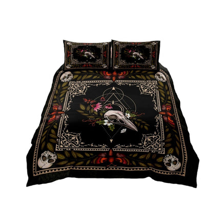 Juego de Cama Bohemio Cuervo de Tres Piezas - Image 5