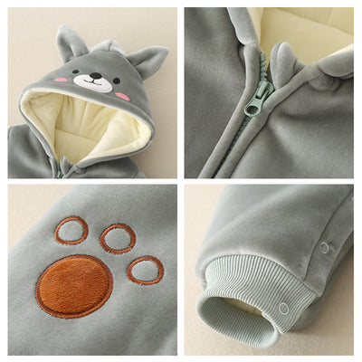 Pijama Mameluco de Algodón para Bebé - Diseño Cartoon Otoño Invierno - Image 7