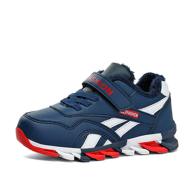 Zapatillas Deportivas Infantiles de Algodón con Pegatinas Mágicas - Image 12