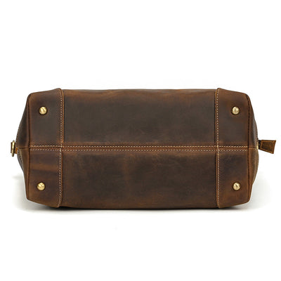 Bolso Tote de Cuero Crazy Horse Gran Capacidad - Image 17