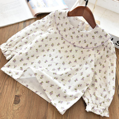 Tela Jacquard de Algodón Estampado Floral Púrpura Estilo Vintage Francés - Image 14