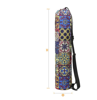 Mochila de yoga en lona estampada - Image 14