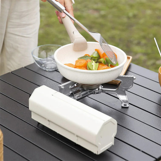 Estufa Portátil de Gas para Camping - Quemador Plegable para Acampada y BBQ - Image 26